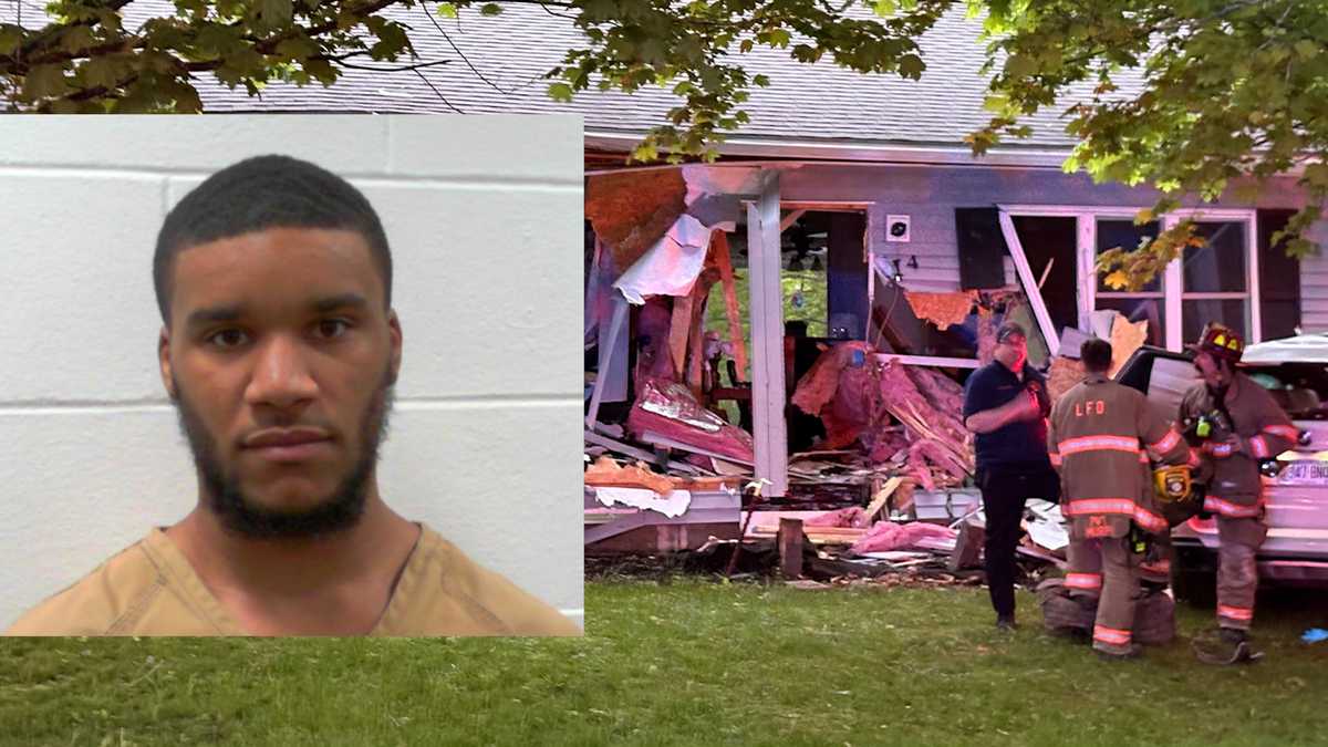 Driver who crashed into Lewiston home, killing a woman, now charged with manslaughter