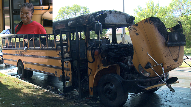 Pregnant school bus driver evacuates students before bus ignites - Vimarsana News