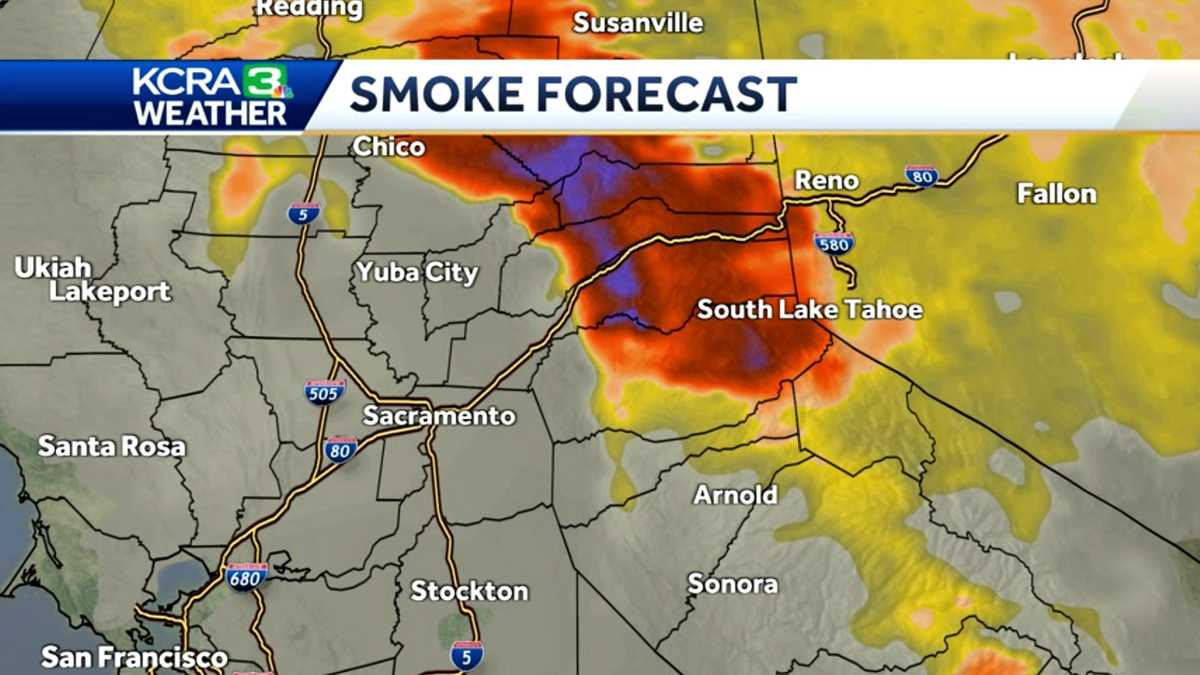 Hazardous air affects parts of Sacramento Region due to the Mosquito Fire – KCRA Sacramento