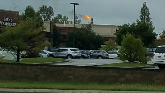 Fire at Smokehouse Barbecue at Zona Rosa