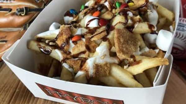 Polly's favorite foods at Great American Ball Park