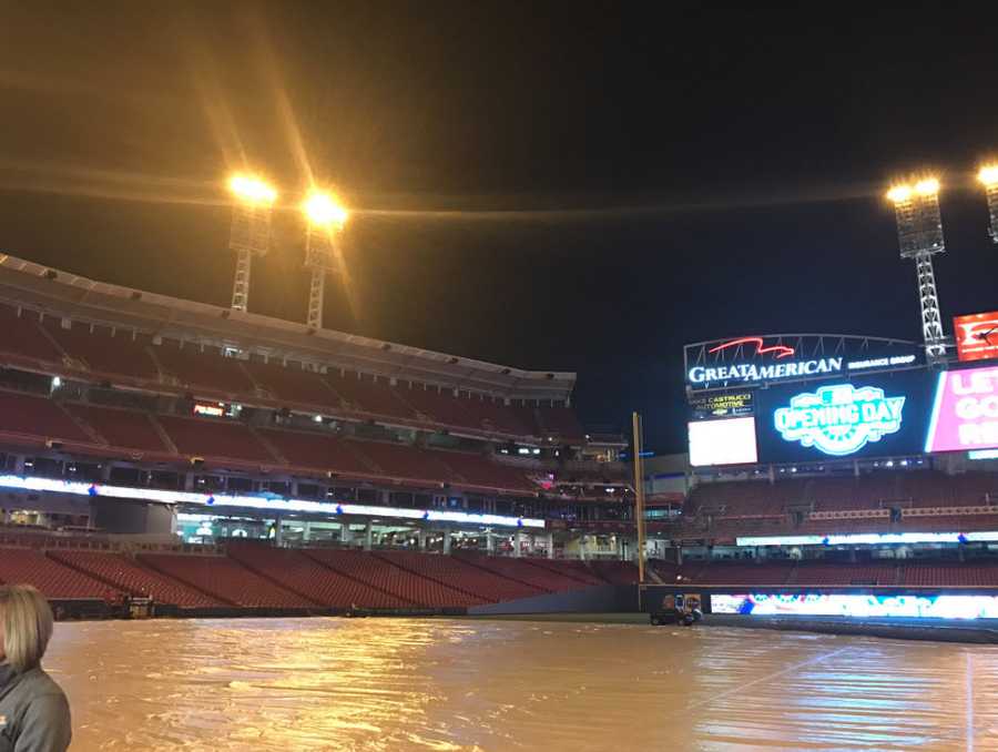 Behind the Scenes at Cincinnati Reds Opening Day