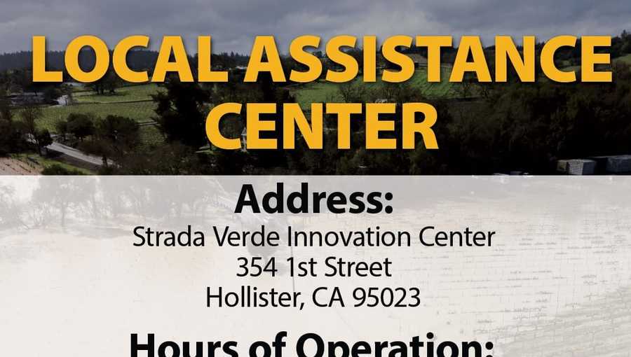 San Benito County opens local assistance center