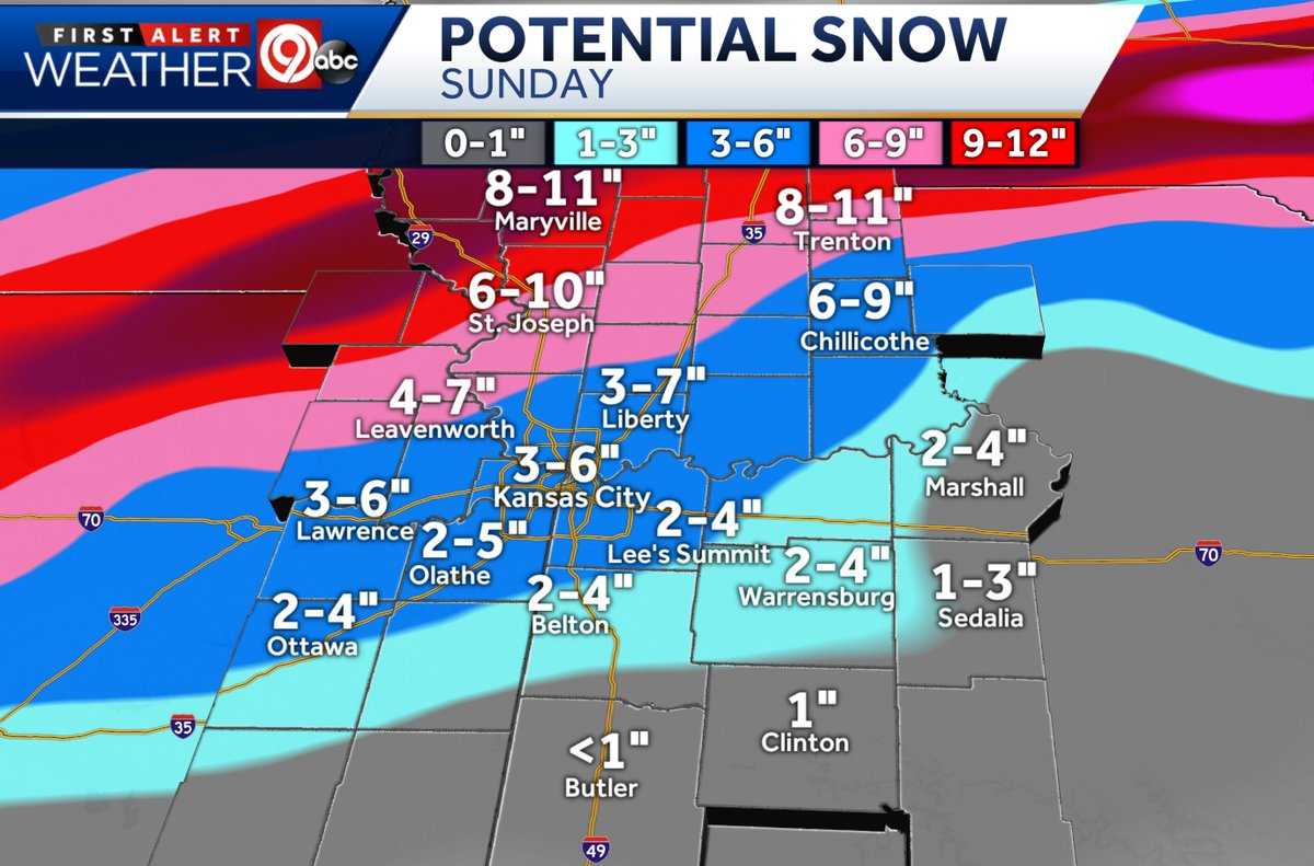 Blizzard Warning: 3 To 6 Inches Of Snow Expected In Kansas City