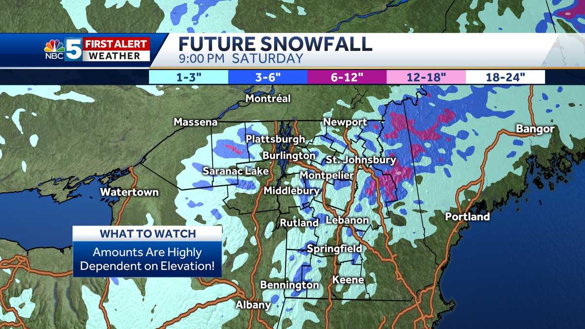 Latest weather Light snow to fall in New York, Vermont and New Hampshire