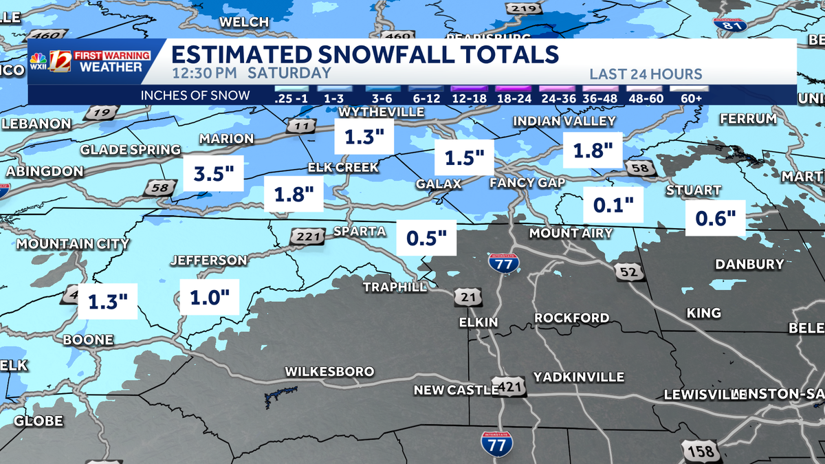 Bitter cold remains |  Gradual warming this week in North Carolina