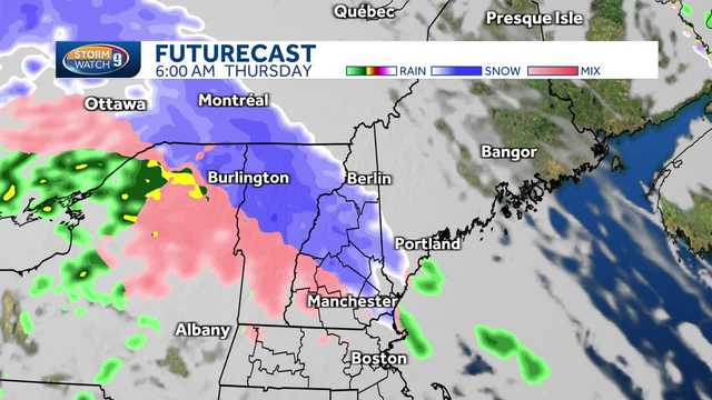 New Hampshire weather: Wintry mix for Thursday - Vimarsana News