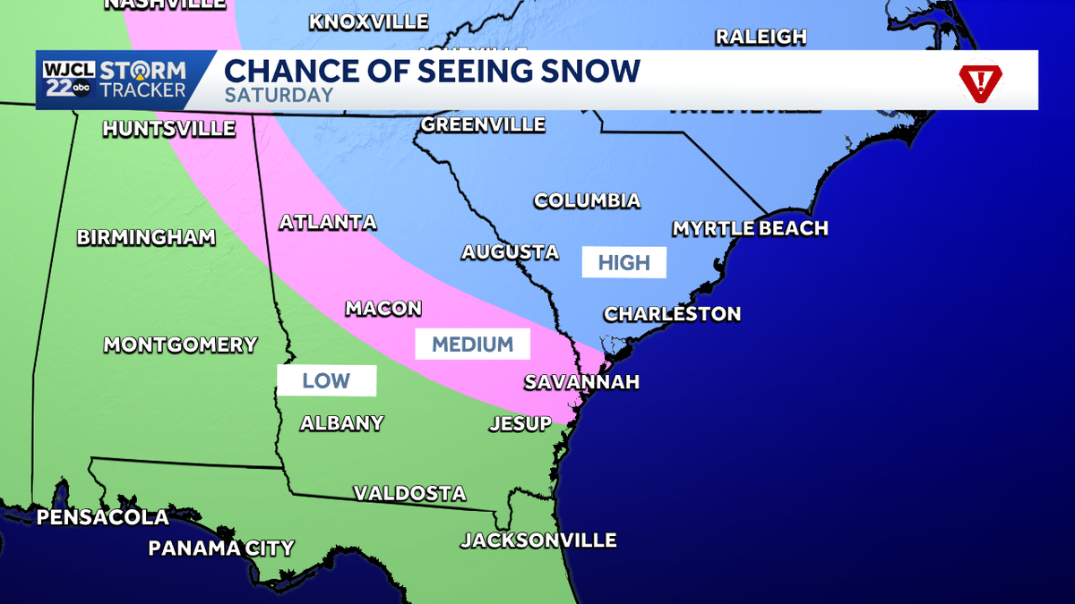 Alert Day: Weekend winter impacts with a chance of snow & record cold in SE Georgia, Lowcountry