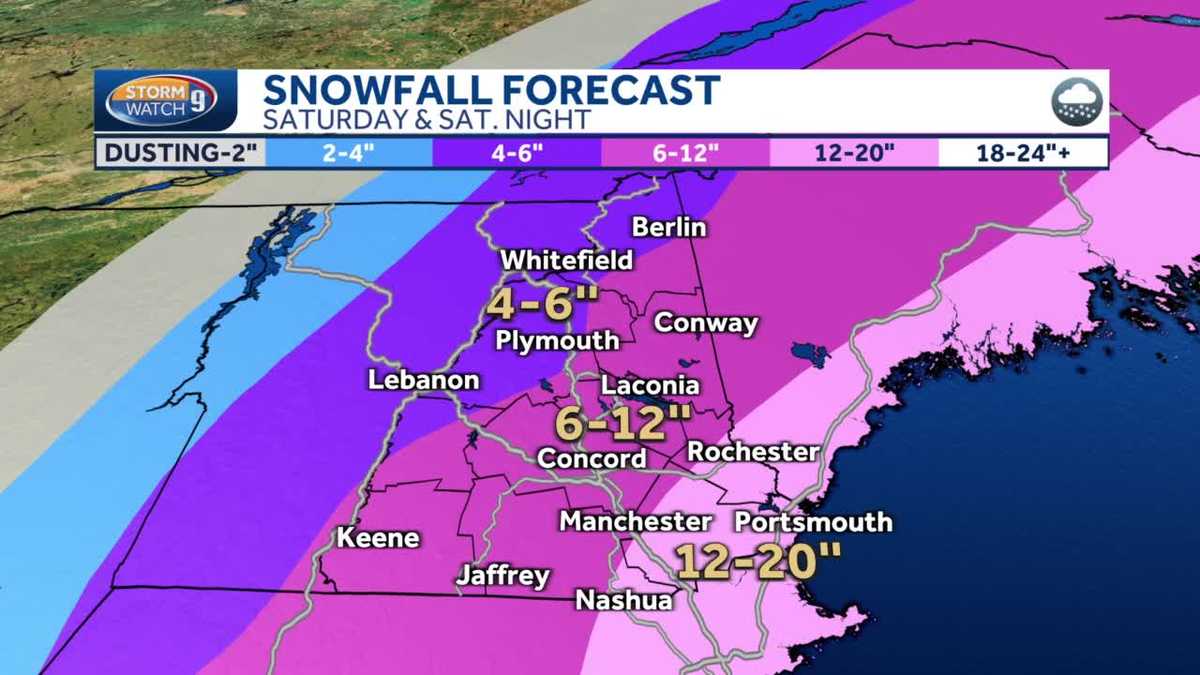 Storm to form off coast could bring high winds, heavy snow to New Hampshire for Saturday - WMUR Manchester : It will be quiet and chilly hrough most of Friday with a chance of flurries for some ahead of a likely nor'easter for Saturday.  | Tranquility 國際社群