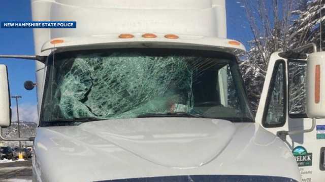 NH State Police respond to a number of incidents caused by flying ice hitting vehicles - Vimarsana News