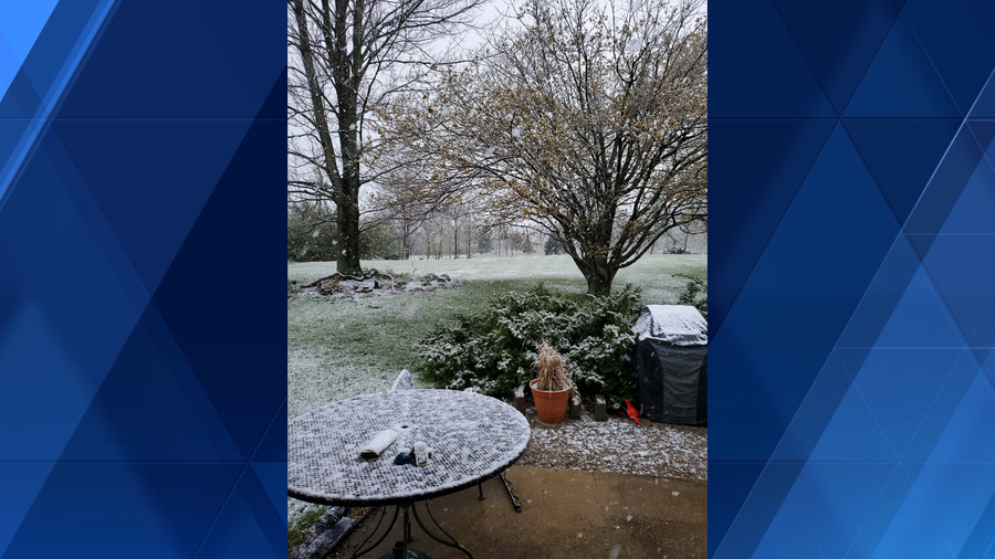 PHOTOS April snow falls across Greater Cincinnati