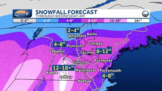 New Hampshire weather: Nor'easter brings heavy snow, strong winds - Vimarsana News