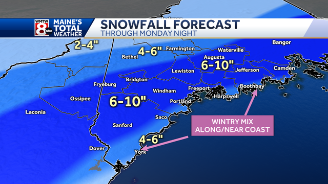 Maine Winter Storm Warning: Heavy snow and strong winds - Vimarsana News