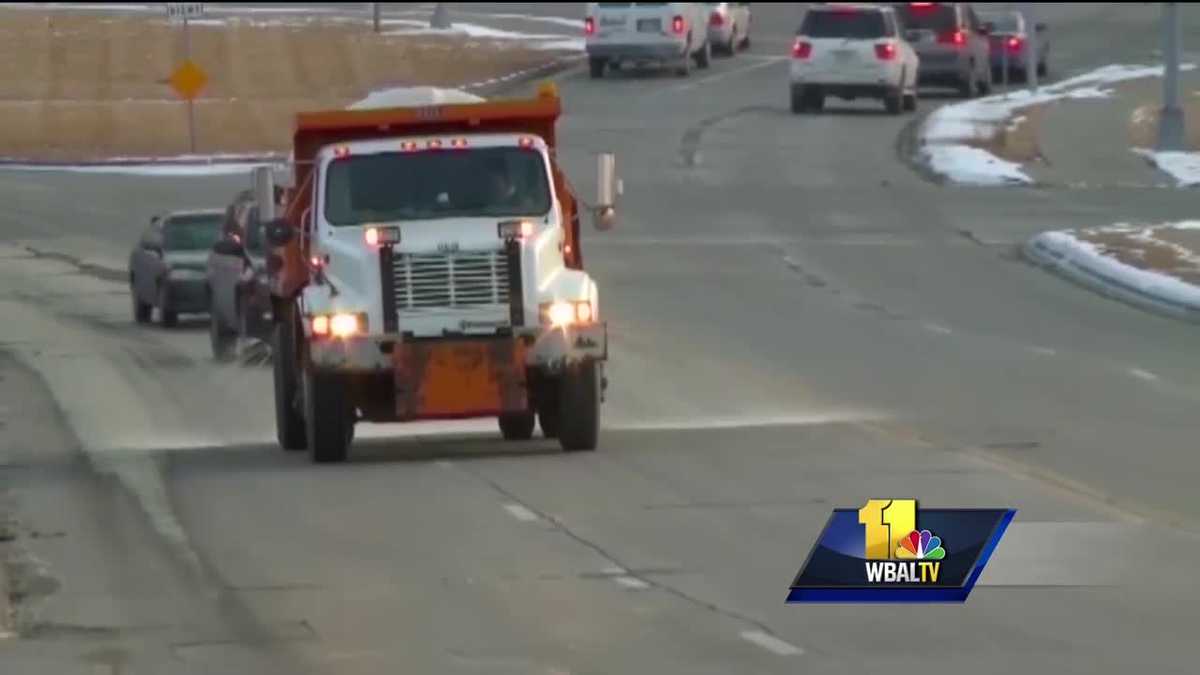 Crews preparing roads, residents stocking up prior to snow