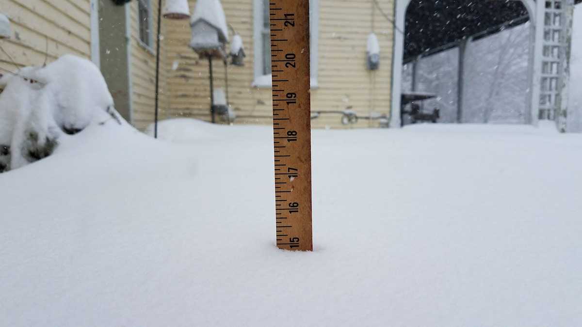 photo Manchester New Hampshire Weather Today nh snow totals by town february 1 2 2021