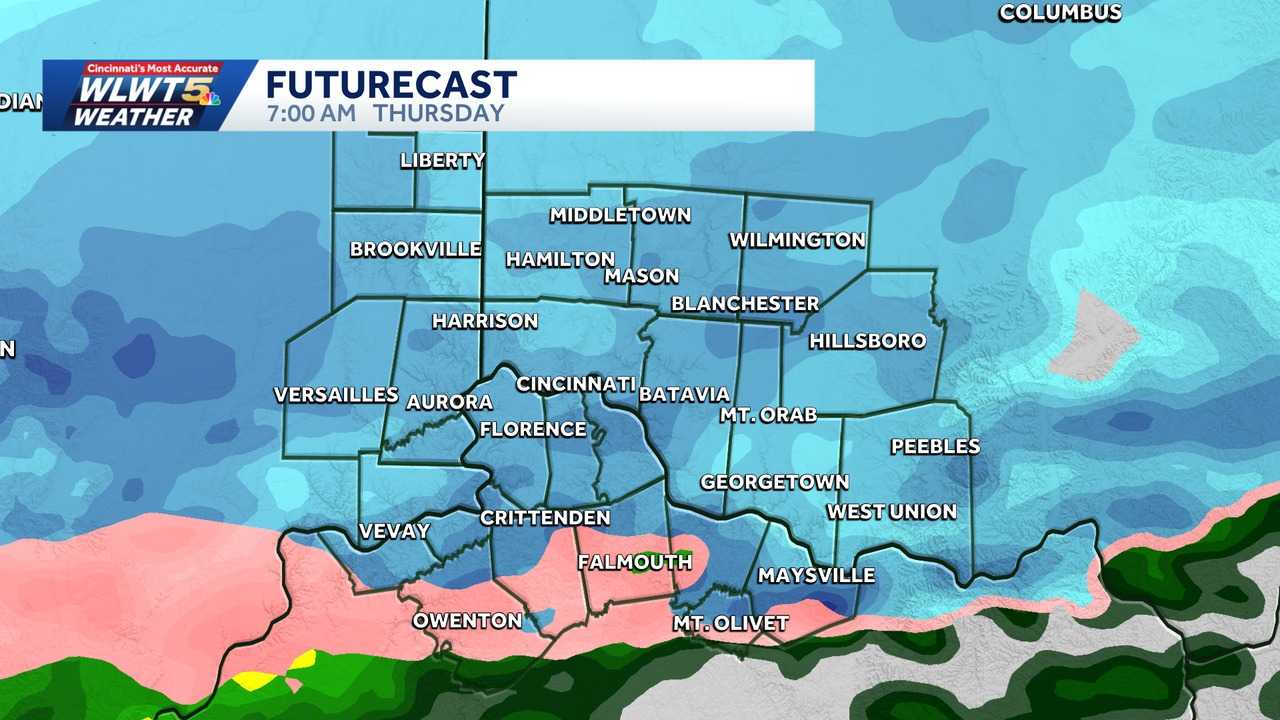 More snow coming? System could bring snow for Thursday commute - WLWT