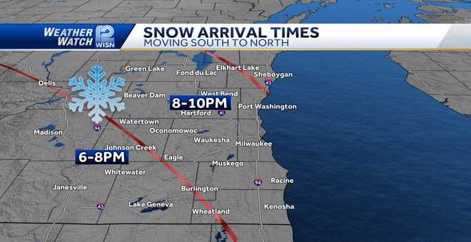 Snow expected Saturday night into Sunday morning