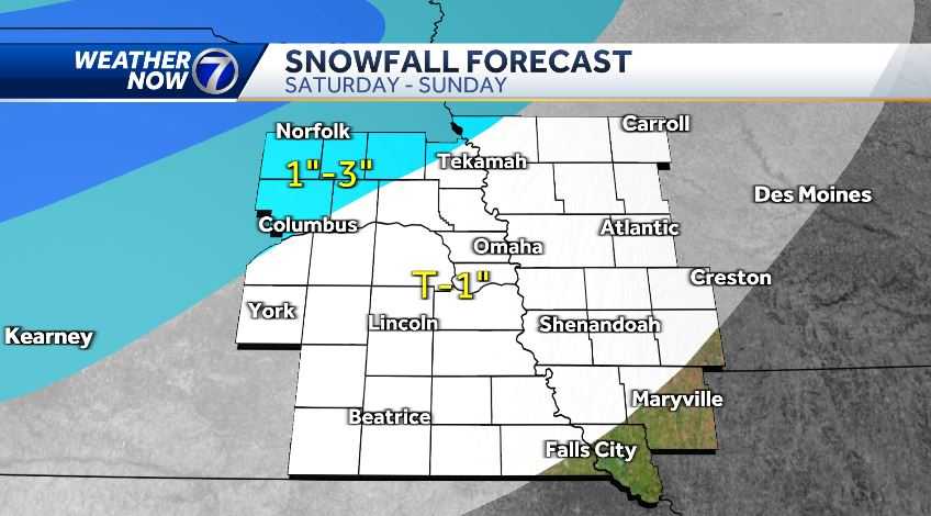 Omaha weather Cold with wintry precipitation this weekend