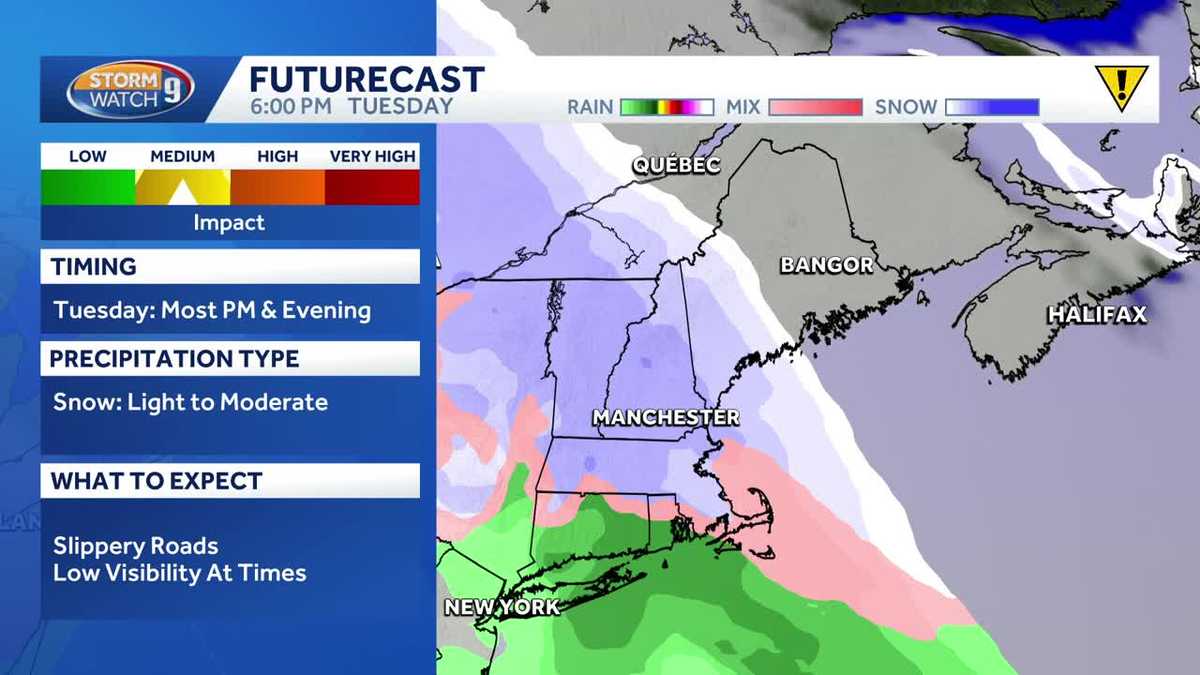 Will New Hampshire see a white Christmas? Snow looks likely before holiday