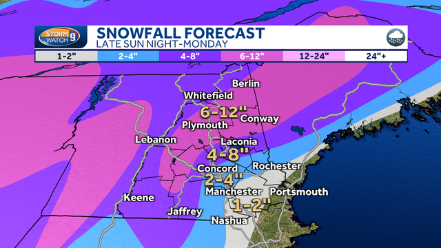 New Hampshire forecast: Frigid Saturday before storm brings snow - Vimarsana News