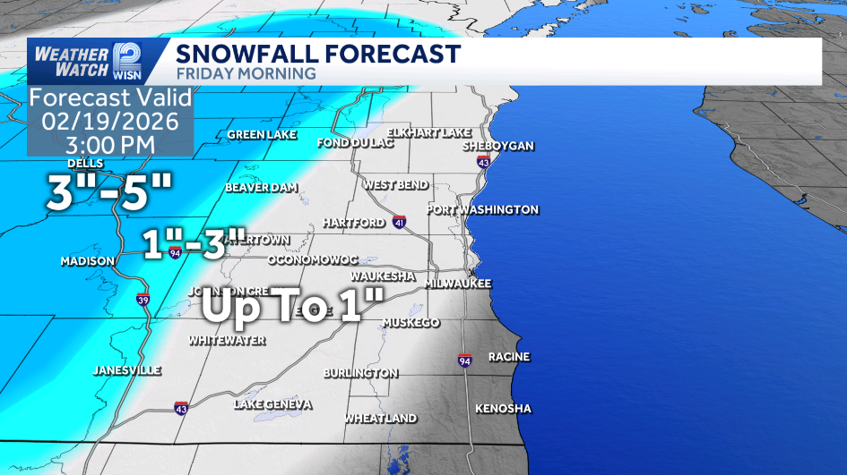 Southeast Wisconsin weather whiplash: From 50s to rain and snow