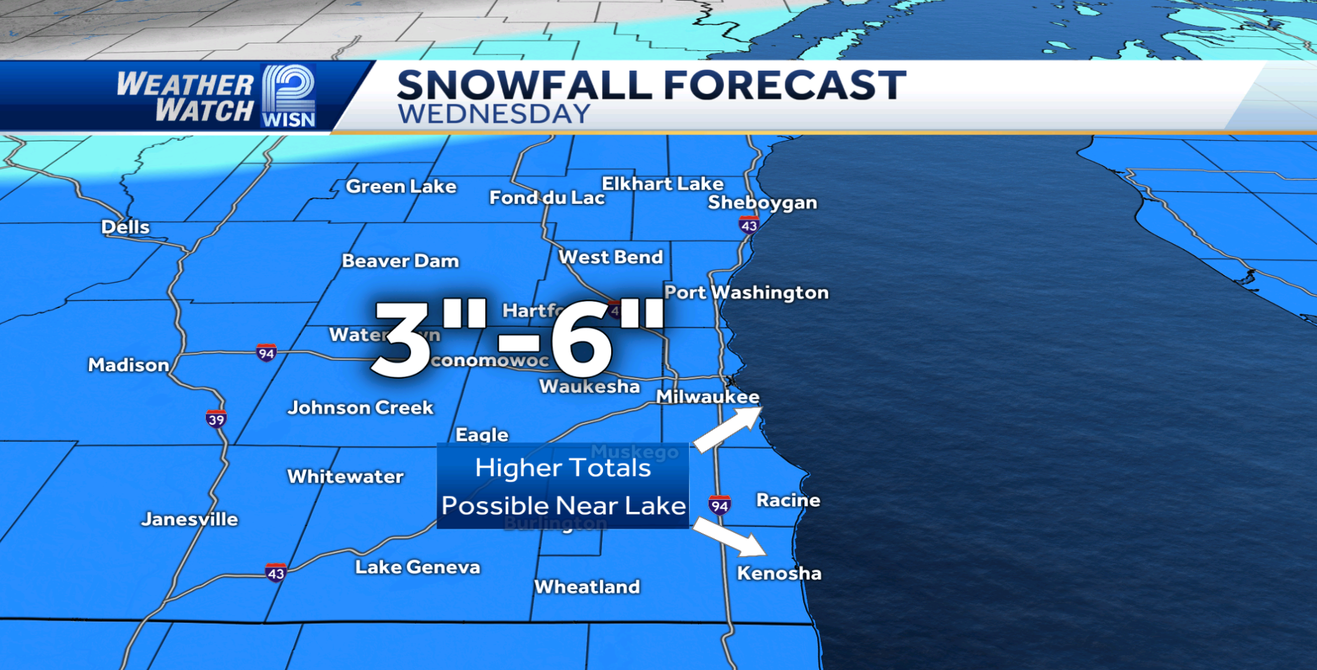 SE Wisconsin winter storm: How much snow to expect and impacts - WISN