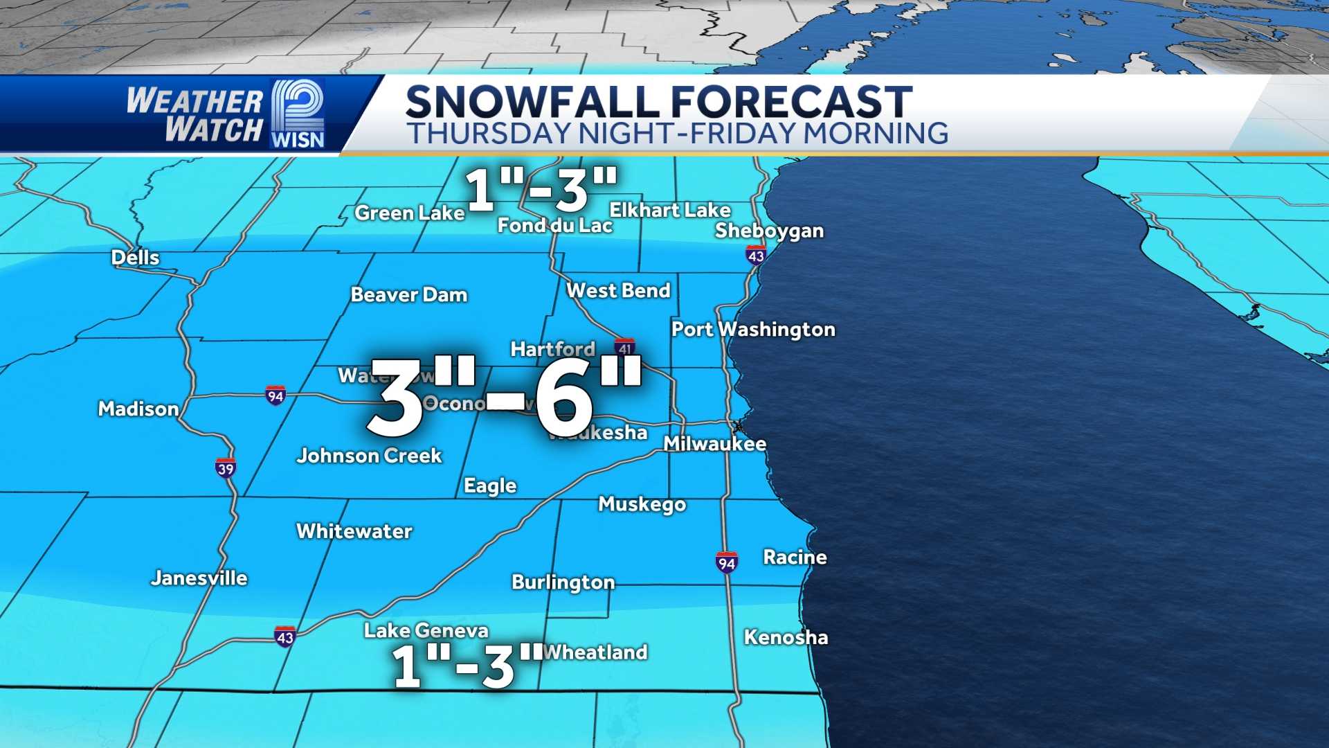 Southeast Wisconsin Snowfall: How Much And Potential Impacts