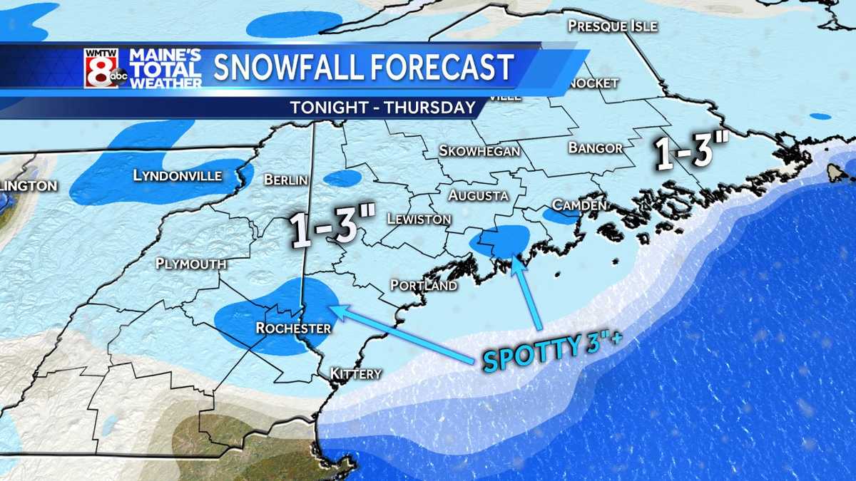 Snow makes for slick commute Thursday morning