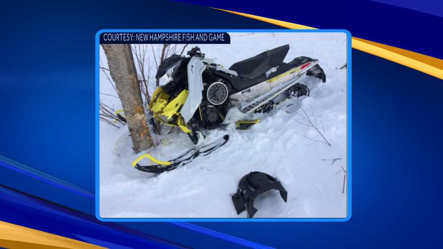 Man seriously hurt after hitting tree in snowmobile accident