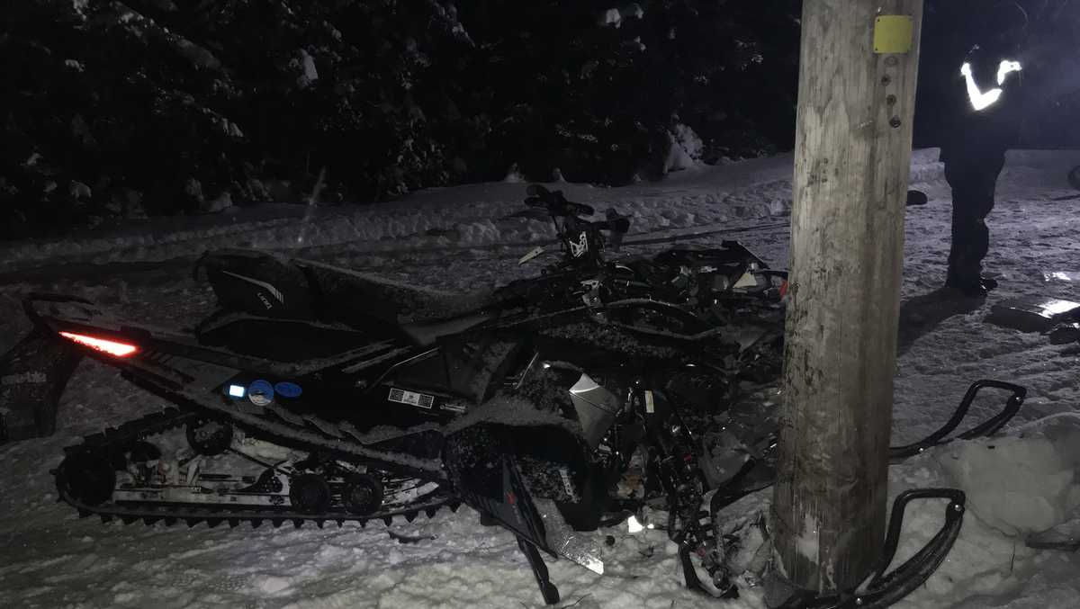 Man killed in Maine snowmobile crash