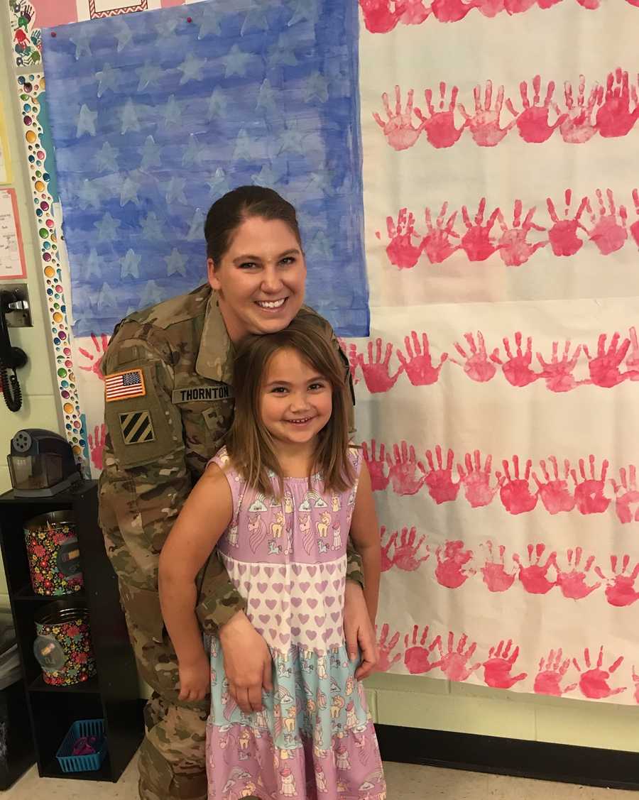 Soldier Mom Surprises Daughter At School After Year Long Deployment 3231