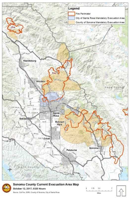 Nearly 3,000 homes destroyed by Sonoma County wildfire