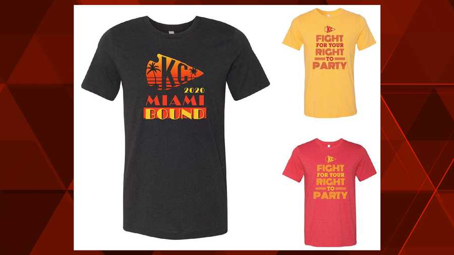 Sonshine Apparel in Independence has two new Chiefs-themed shirts