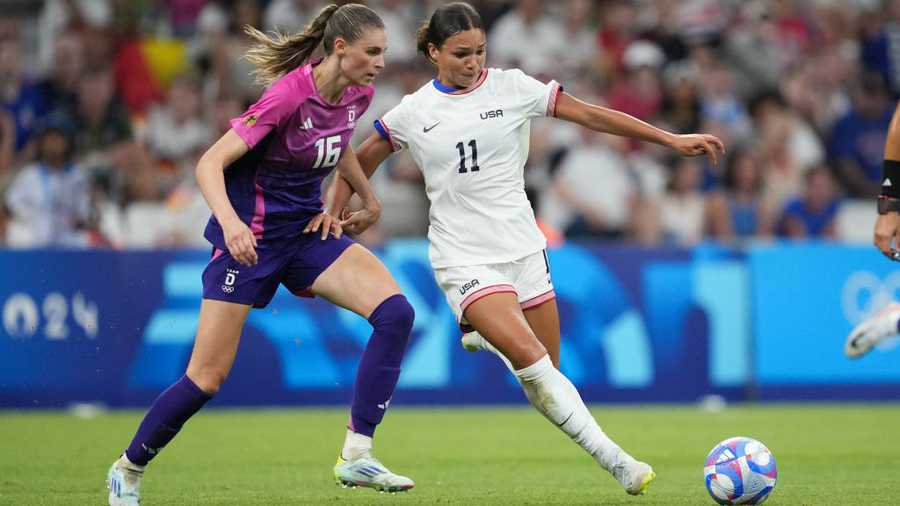 U.S. Women's Soccer Team Triumphs with 4-1 Victory Over Germany at Paris Olympics