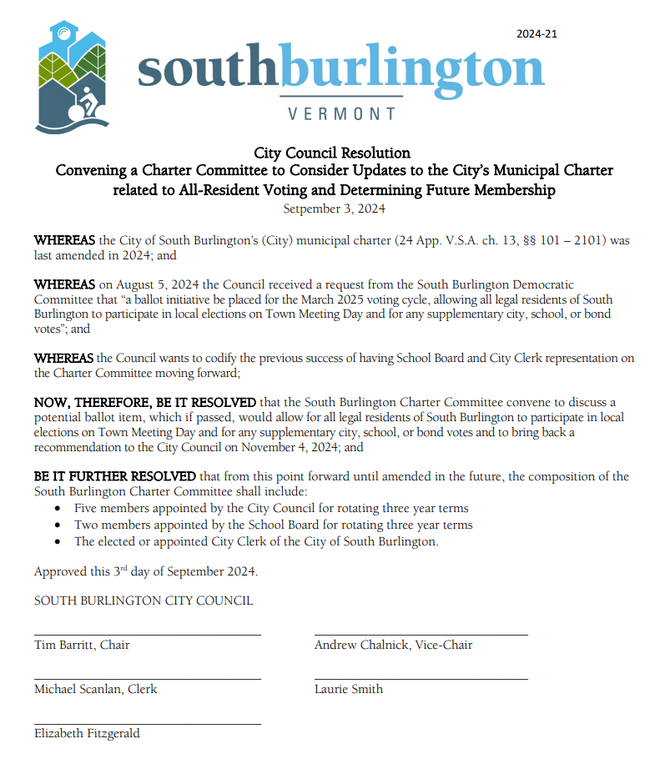 south&#x20;burlington&#x20;resolution