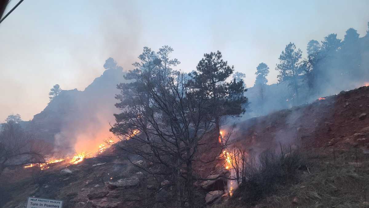 A South Dakota wildfire forced hundreds of evacuations while other
