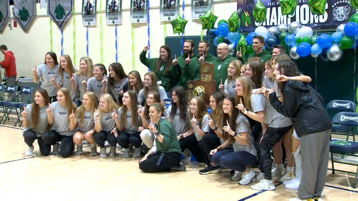 South Oldham High School celebrates girls soccer state championship