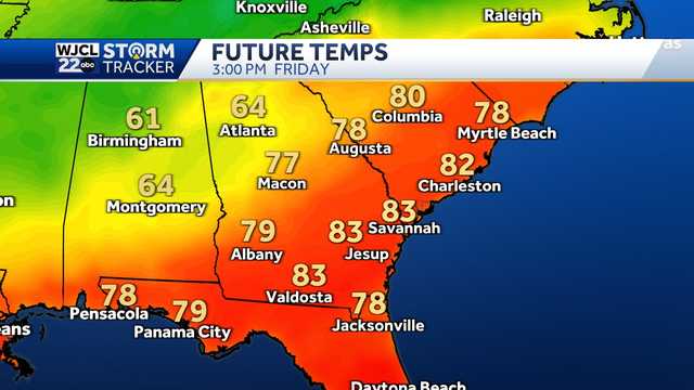 Rain chances return this weekend for Coastal Georgia, Lowcountry - Vimarsana News