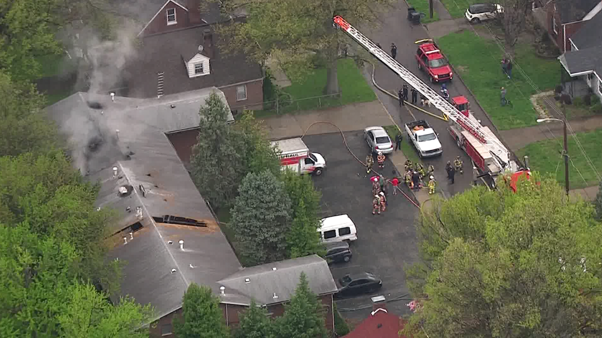 16 people displaced after fire rips through apartments in south Louisville