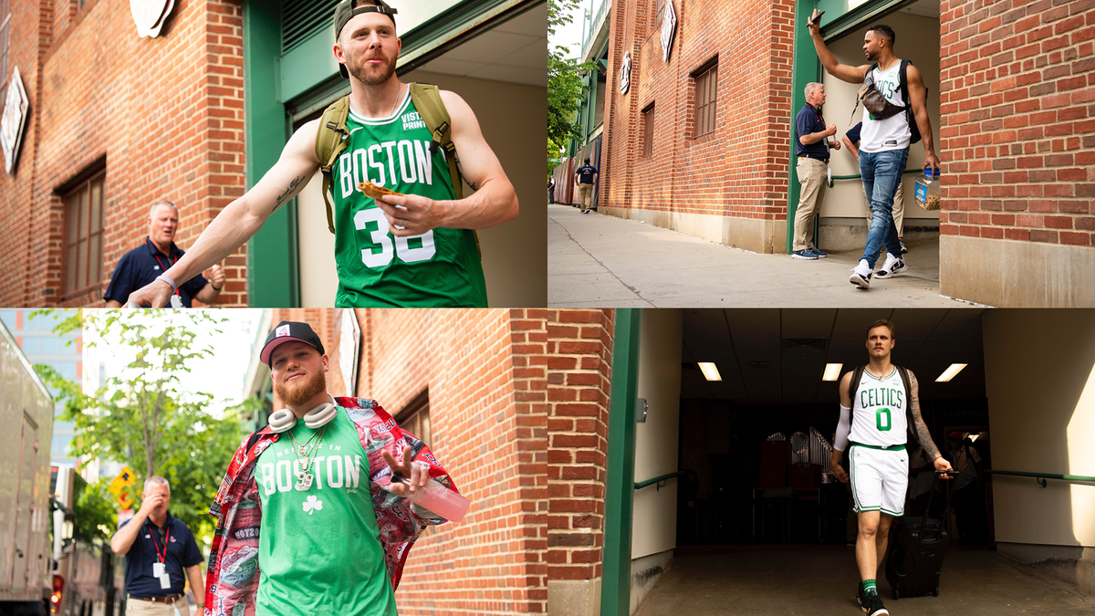 Boston Red Sox show support for Celtics in playoffs