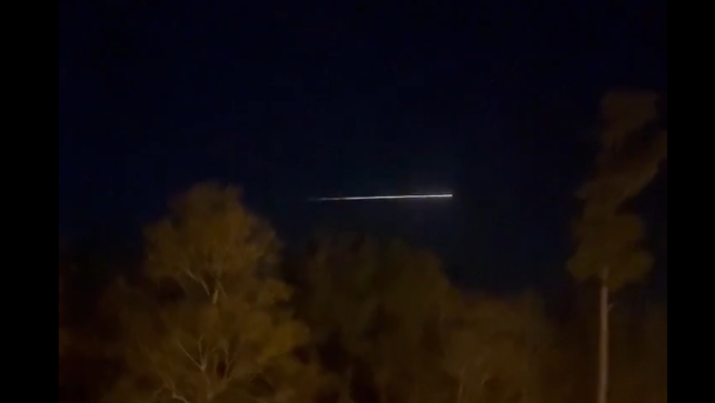 Een man uit Louisiana maakt een video van de SpaceX-bemanning die terugkeert naar de aarde