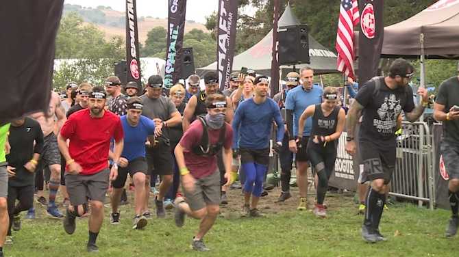 spartan racers compete at toro park