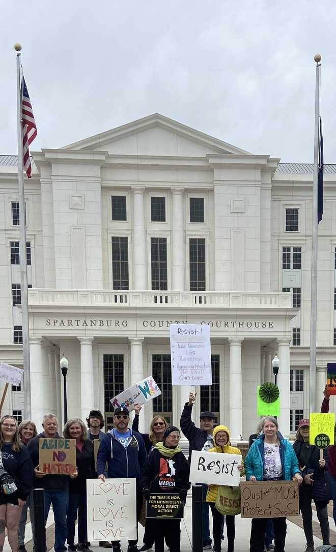 Protestas de Spartanburg