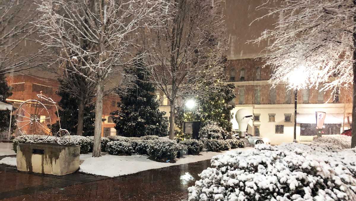 Video of snow from around the Upstate, WNC