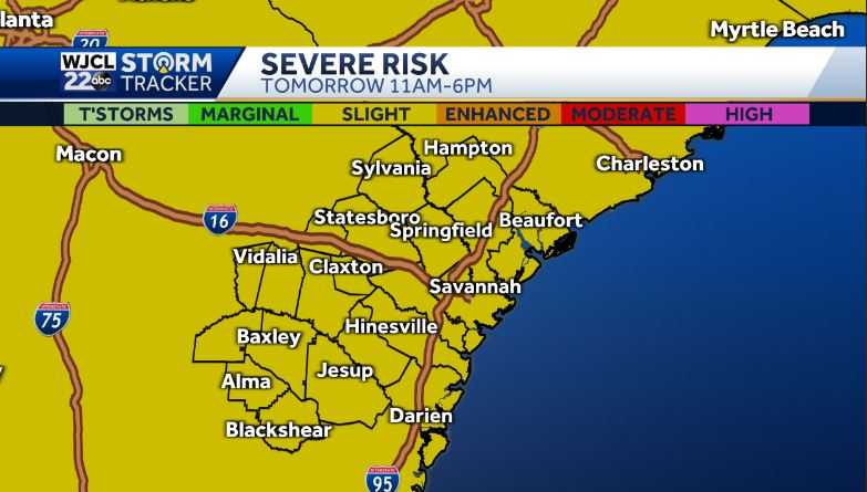 Nice Friday forecast but Impact Weather expected tomorrow - WJCL