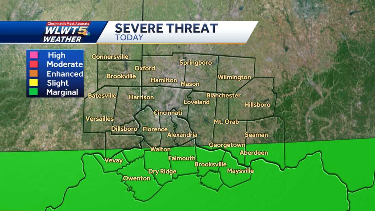 TIMELINE Rain and storms return Friday, severe threat downgraded for