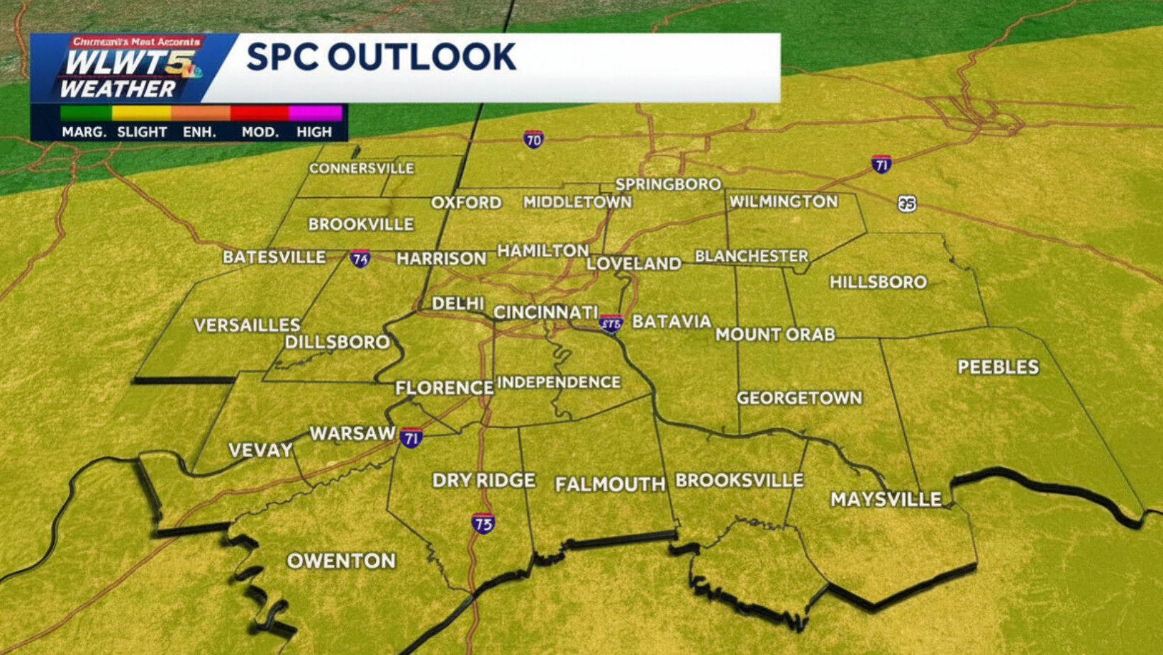 Strong to severe storms bring threat for gusty winds, hail - WLWT