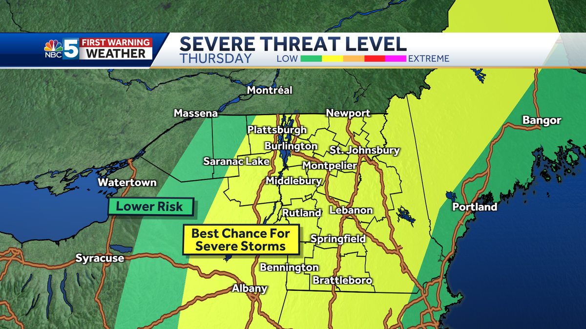 Severe t-storm warnings in Vermont, New Hampshire, storm watch ...