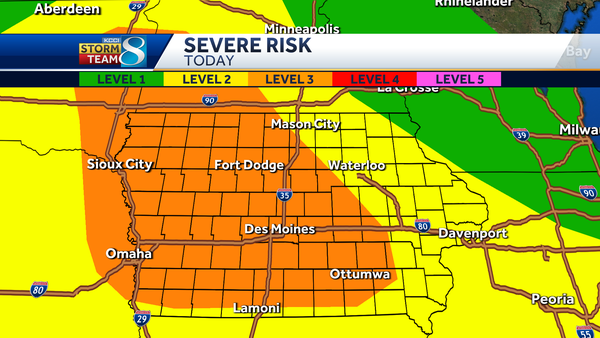 severe weather outlook for wednesday