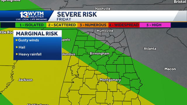 Strong storms return to Alabama Friday - Vimarsana News